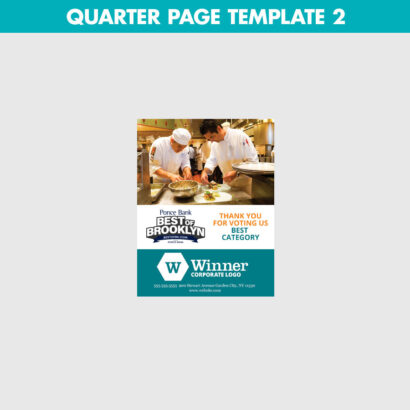quarter page template option 2
