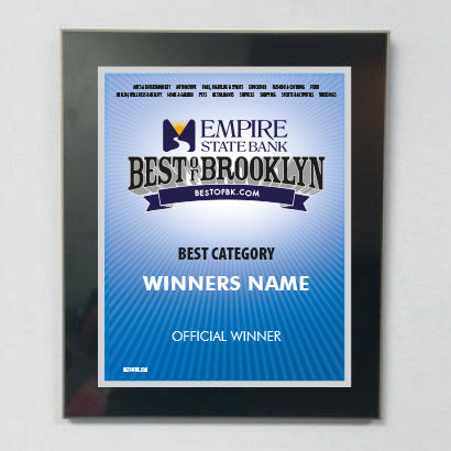 Best of Winner Customized Plaque - Best of Brooklyn