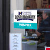 winner window cling