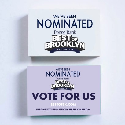 vote for us cards