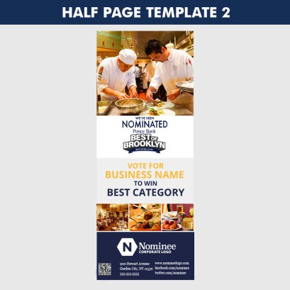 Half page template 2