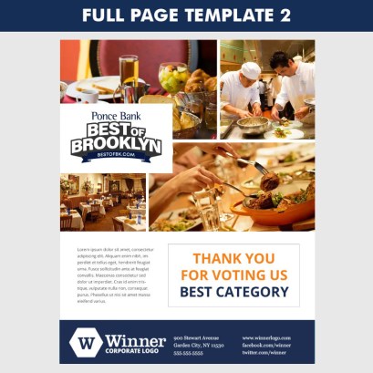 full page ad template 2
