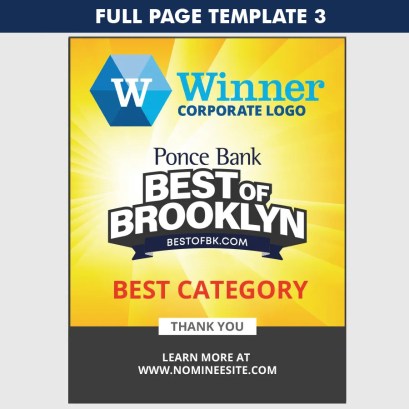 full page ad template 3
